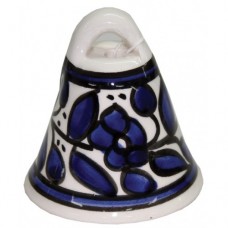 Ceramic Blue Flowers Bell