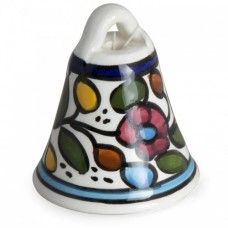 Ceramic Colorful Flowers Bell