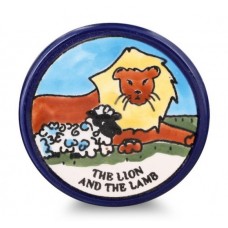 The Lion and the Lamb Ceramic Plate